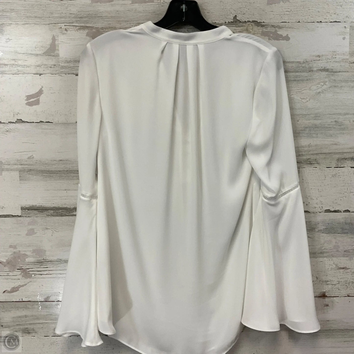 Blouse Long Sleeve By White House Black Market In White, Size: Xs
