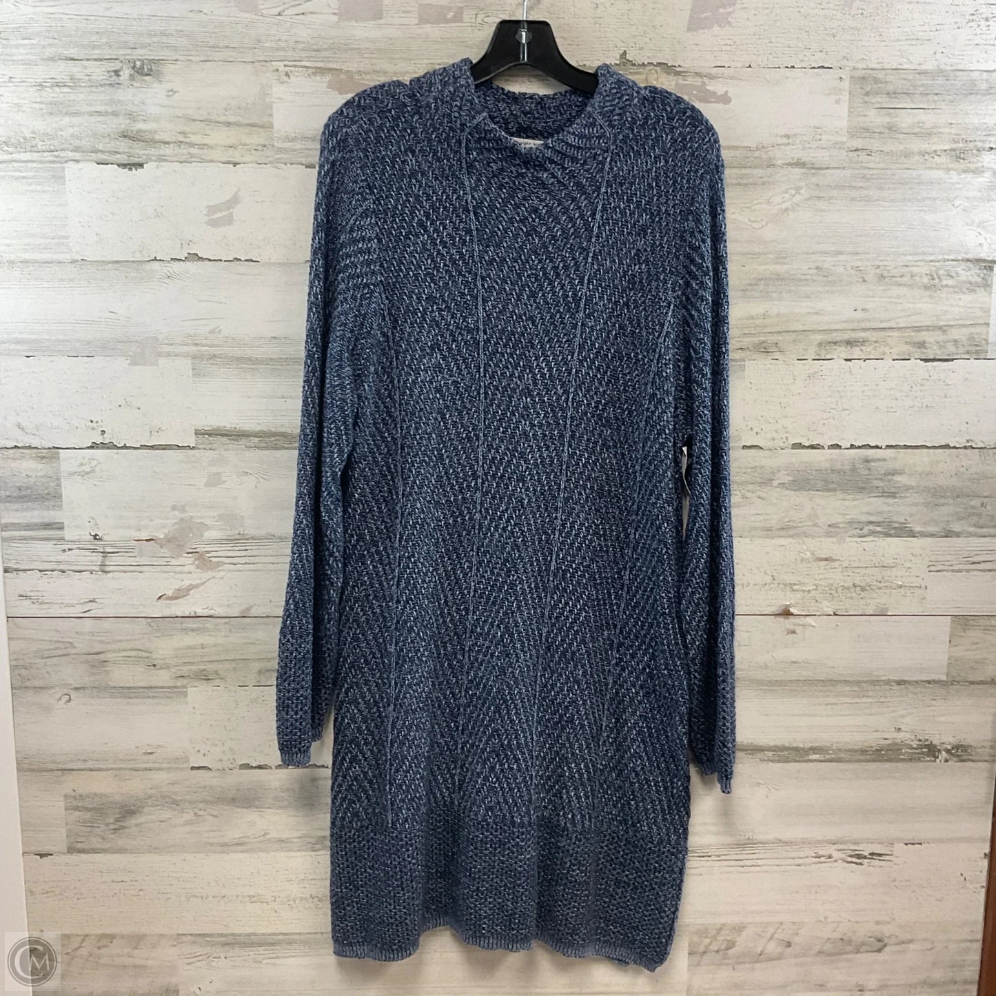 Dress Sweater By Eight Eight Eight In Blue, Size: 2x