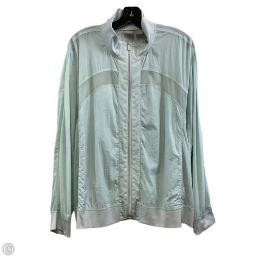 Jacket Other By Chicos In Green, Size: Xl