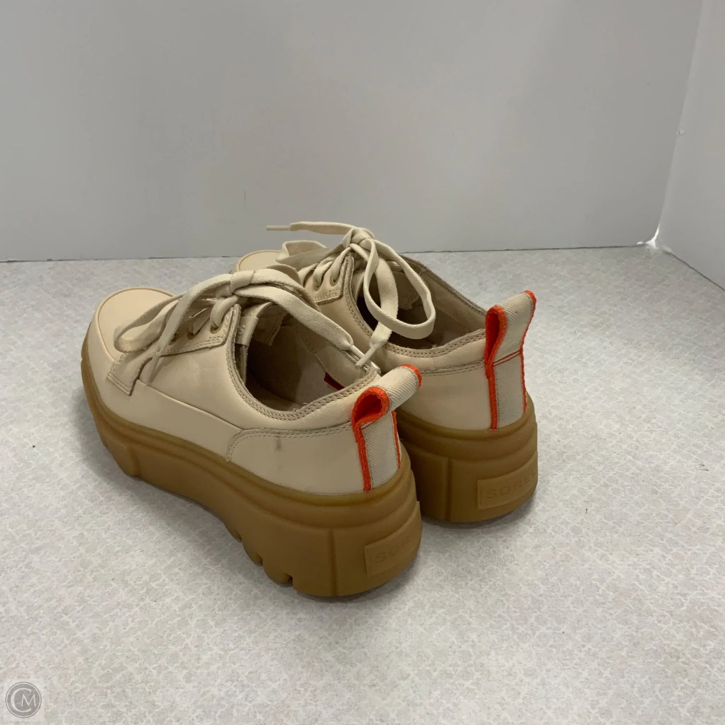 Shoes Heels Platform By Sorel In Cream, Size: 8