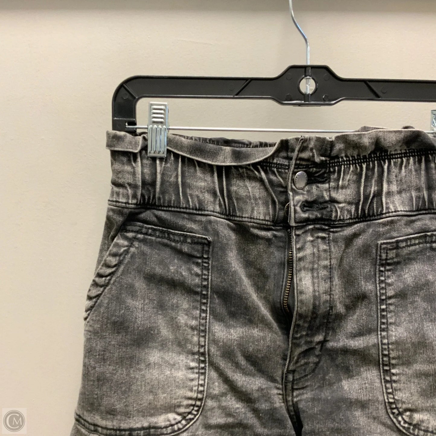 Shorts By Kancan In Black Denim, Size: L