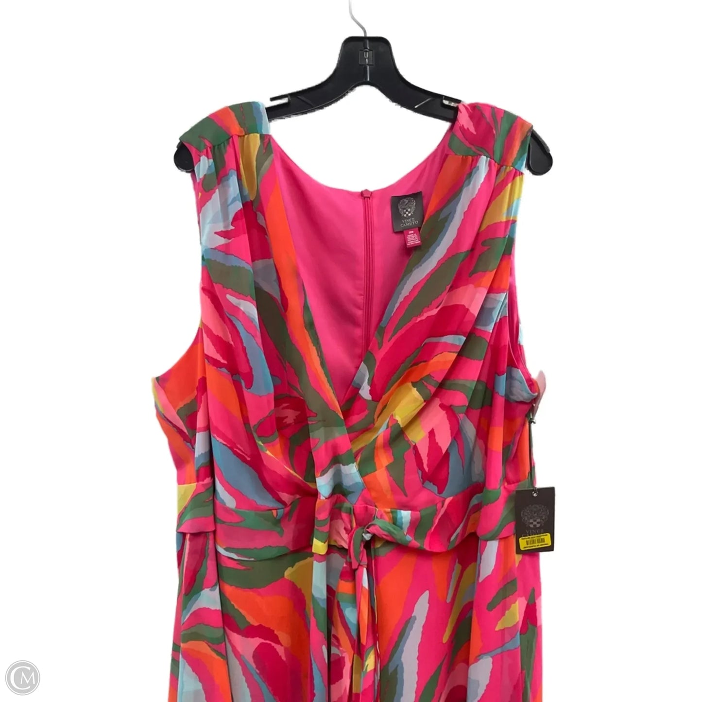 Dress Party Midi By Vince Camuto In Pink, Size: 2x