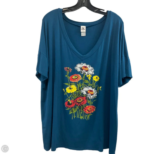 Top Short Sleeve Basic By Sew In Love In Green, Size: Xl