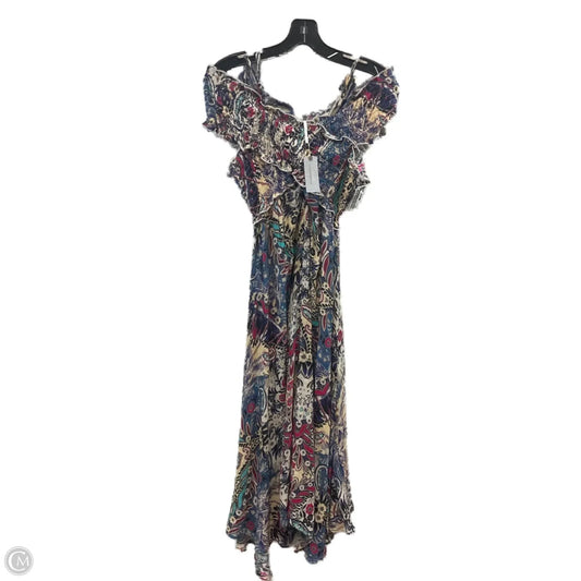 Dress Casual Midi By Anthropologie In Cream, Size: Sp