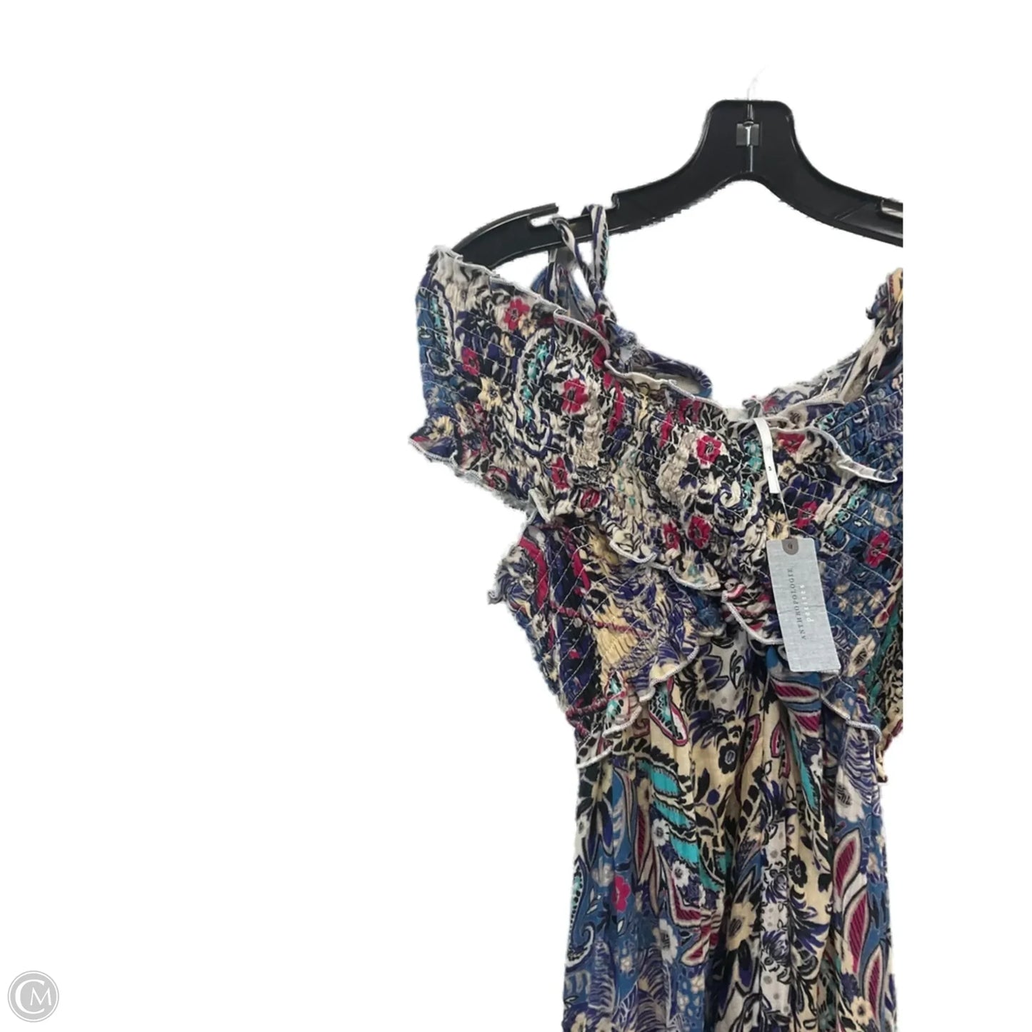 Dress Casual Midi By Anthropologie In Cream, Size: Sp