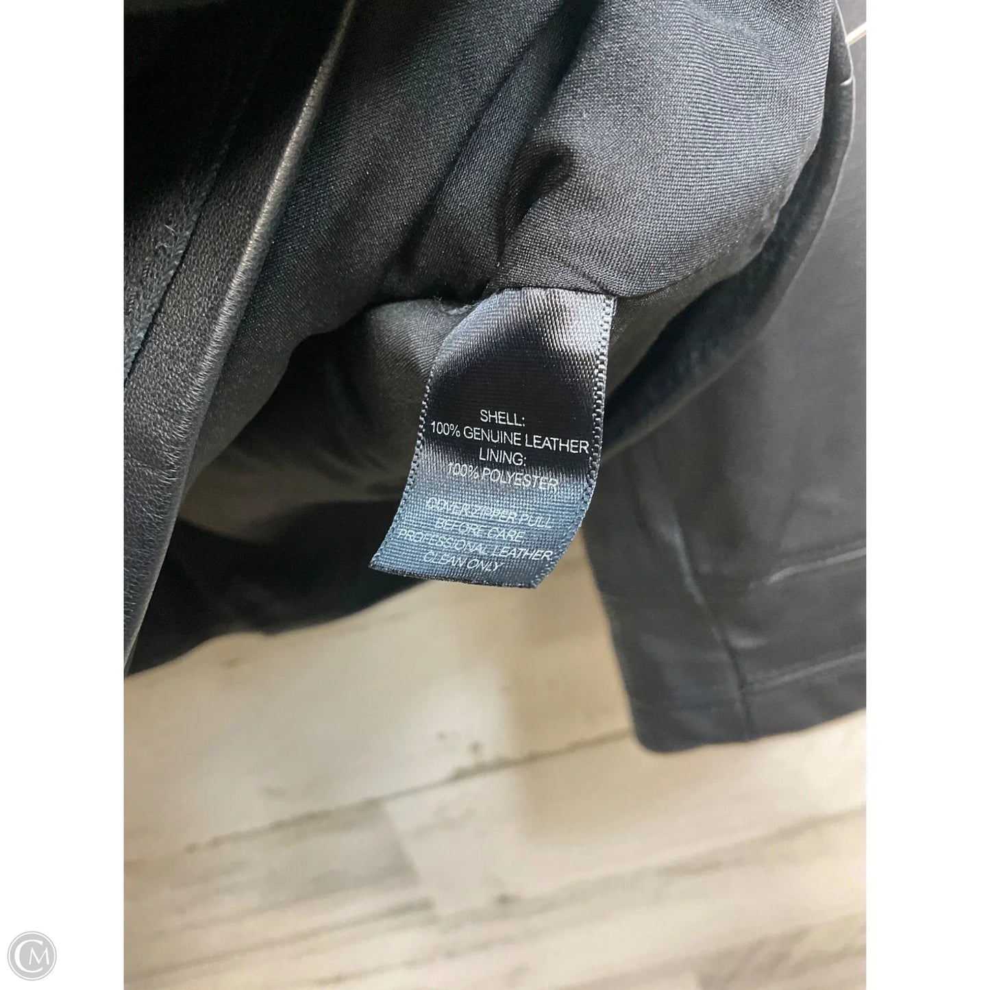 Jacket Moto Leather By White House Black Market In Black, Size: Xl