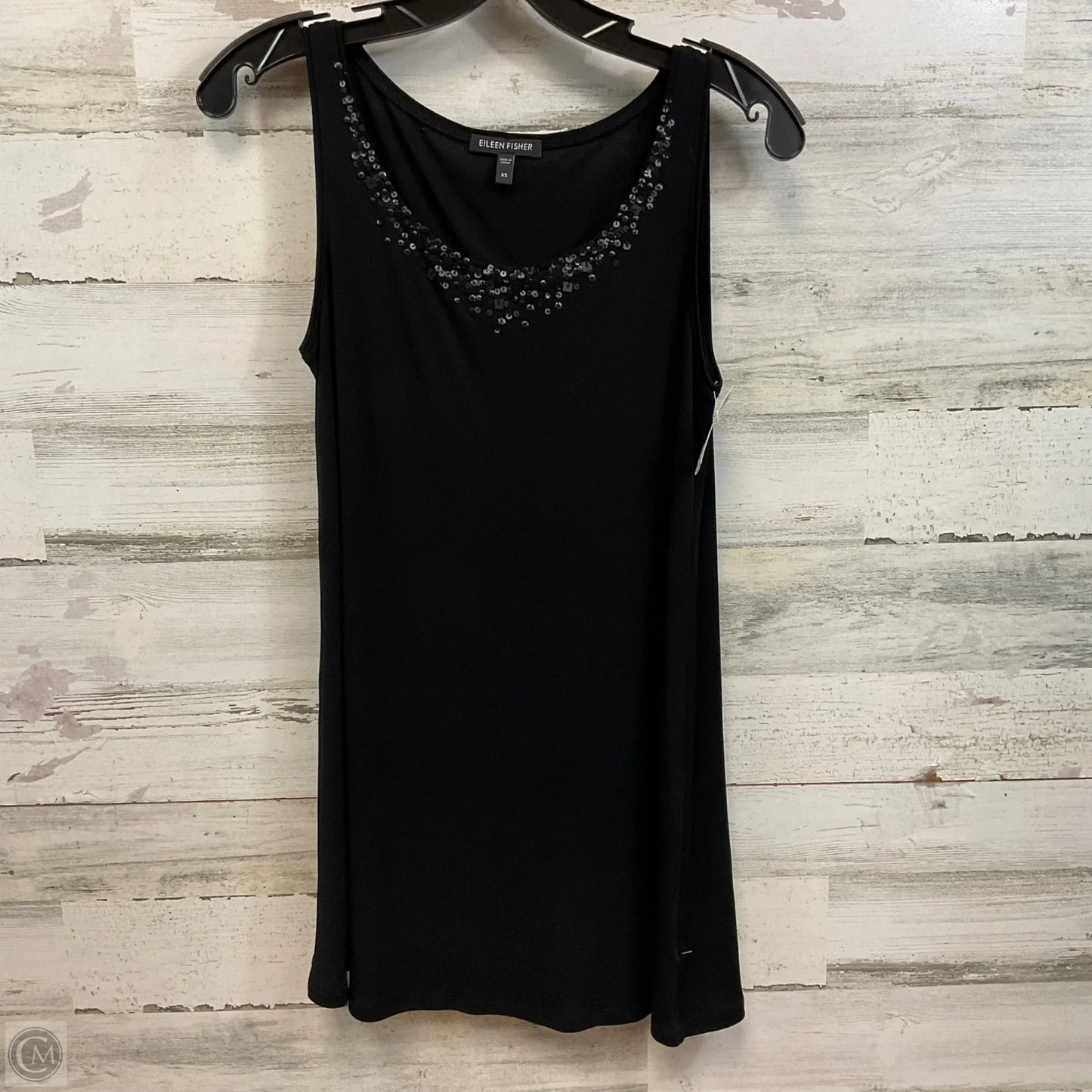 Top Sleeveless By Eileen Fisher In Black, Size: Xs