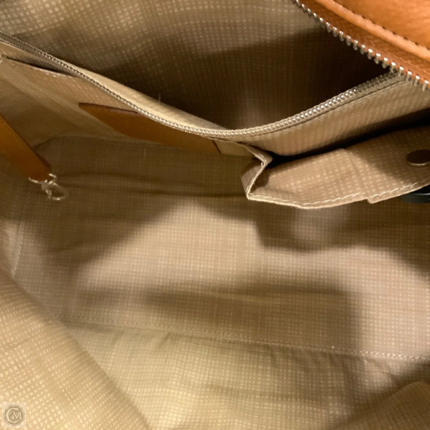 Handbag Leather By Brighton, Size: Large
