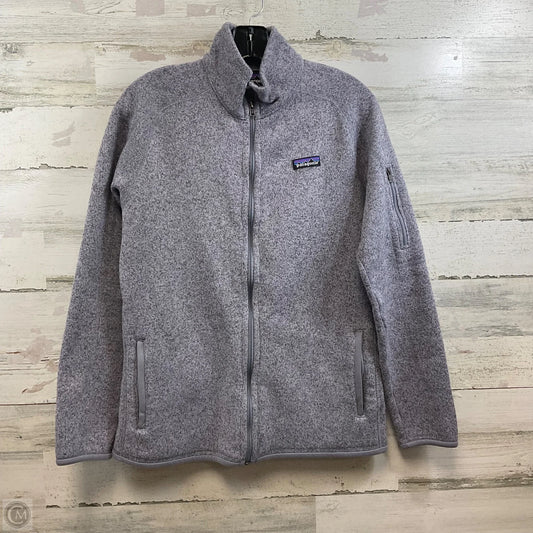 Jacket Fleece By Patagonia In Grey, Size: L