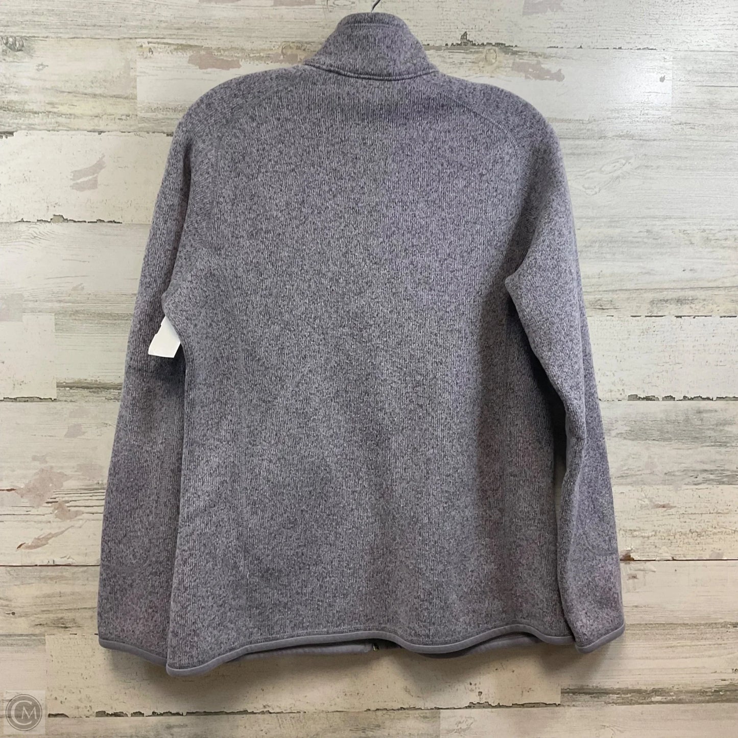 Jacket Fleece By Patagonia In Grey, Size: L