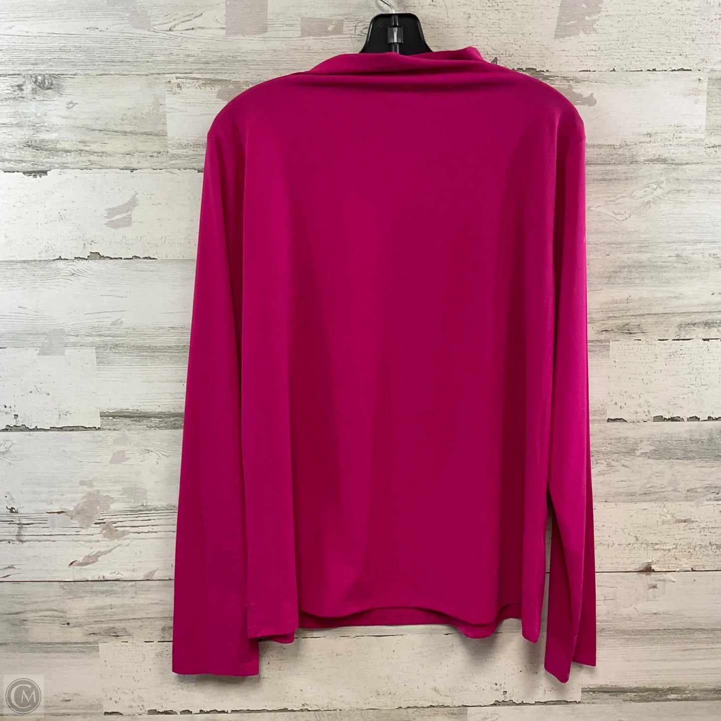 Top Long Sleeve By Worthington In Pink, Size: Xxl