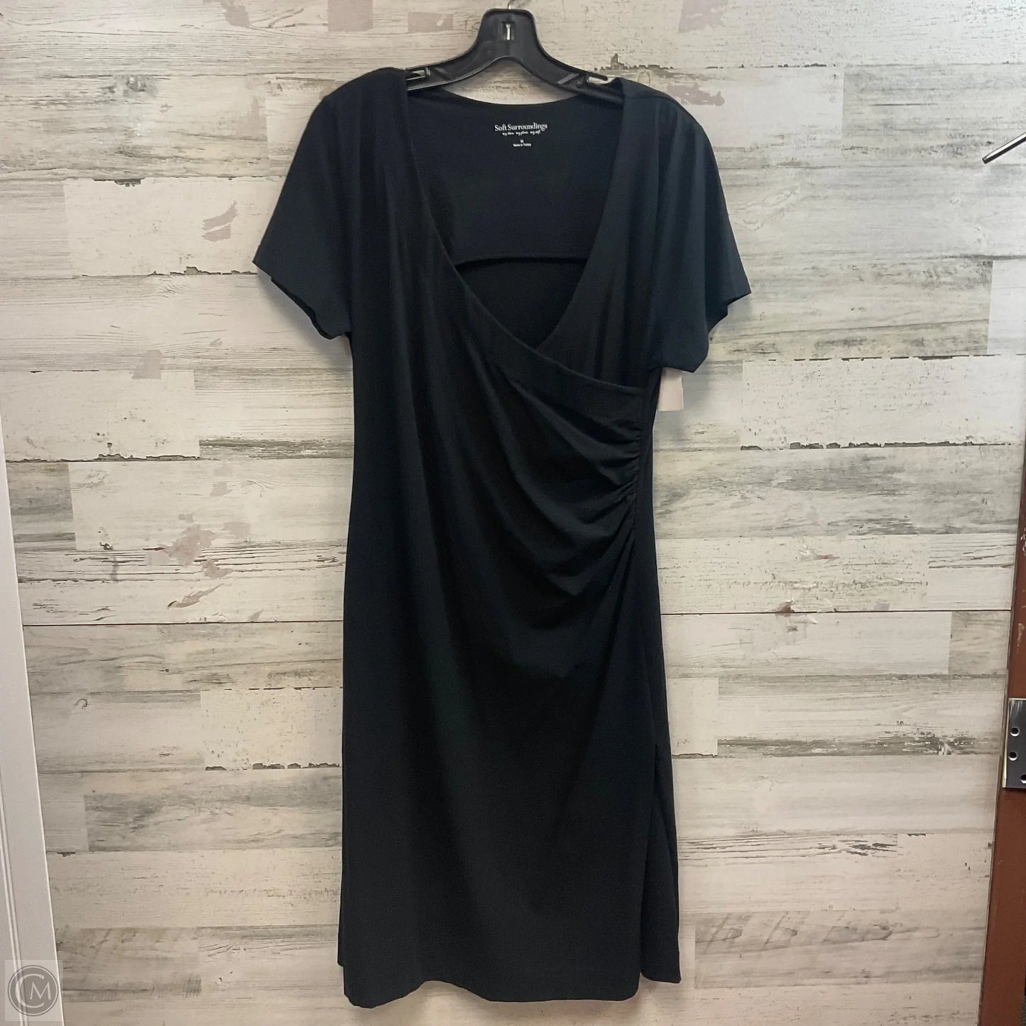 Dress Casual Short By Soft Surroundings In Black, Size: M