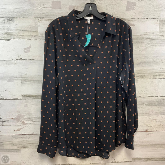 Blouse Long Sleeve By Maurices In Black, Size: Xxl