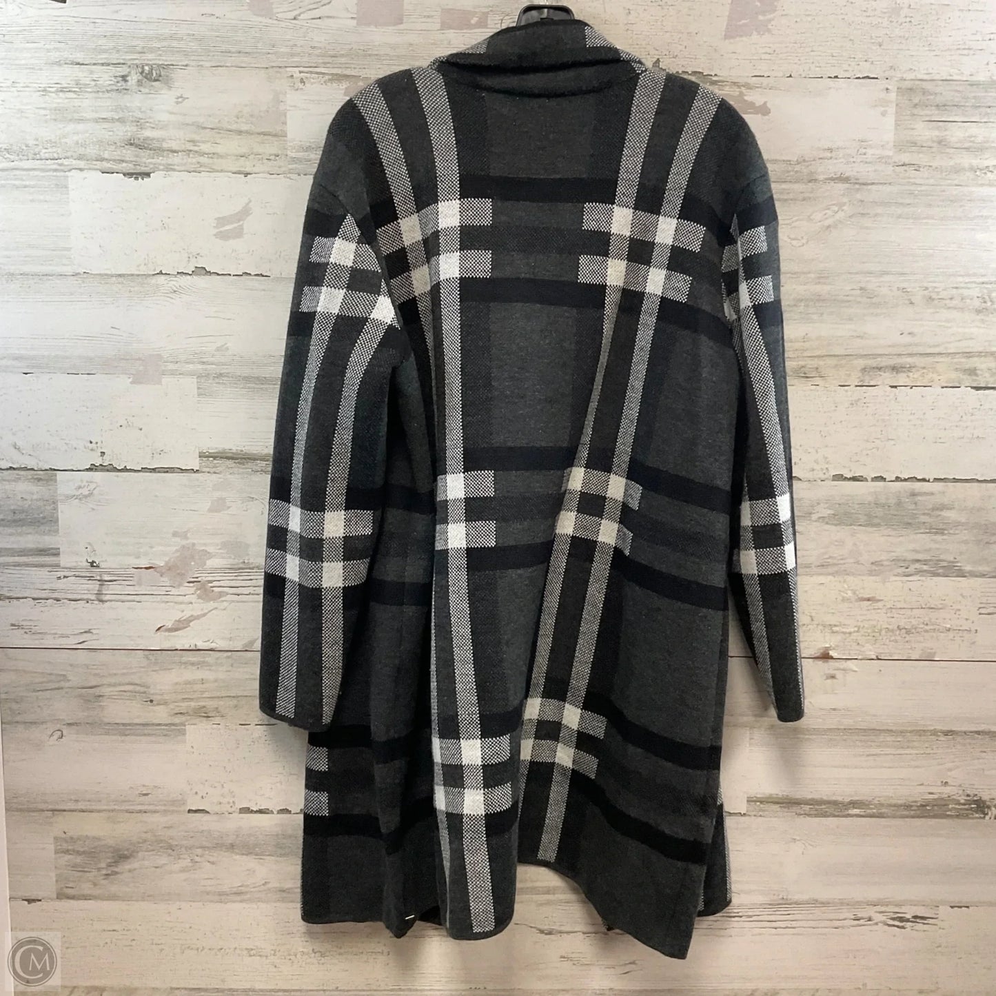 Sweater Cardigan By Anne Klein In Black, Size: 3x
