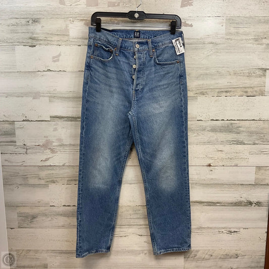 Jeans Straight By Gap In Blue Denim, Size: 6