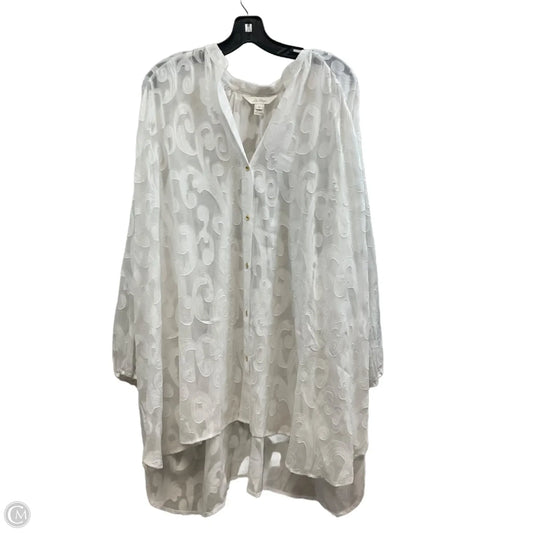 Tunic 3/4 Sleeve By Lilly Pulitzer In White, Size: Xs