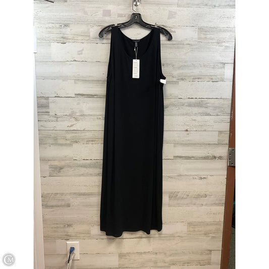 Dress Casual Midi By Eileen Fisher In Black, Size: 1x