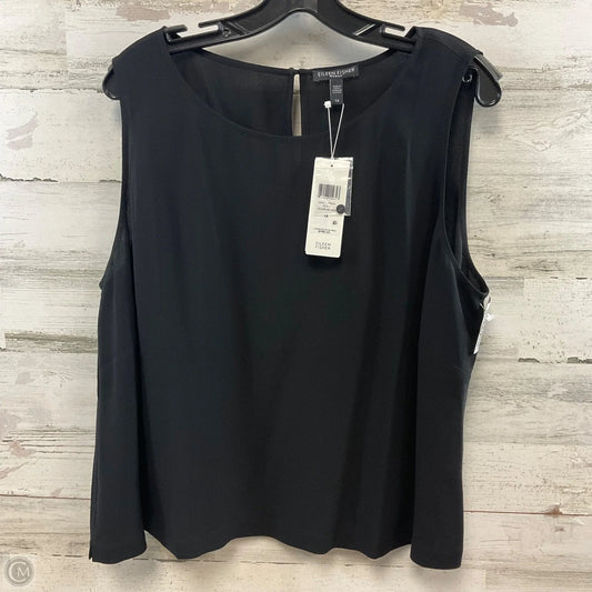 Top Sleeveless By Eileen Fisher In Black, Size: 1x