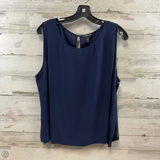 Top Sleeveless By Eileen Fisher In Blue, Size: 1x