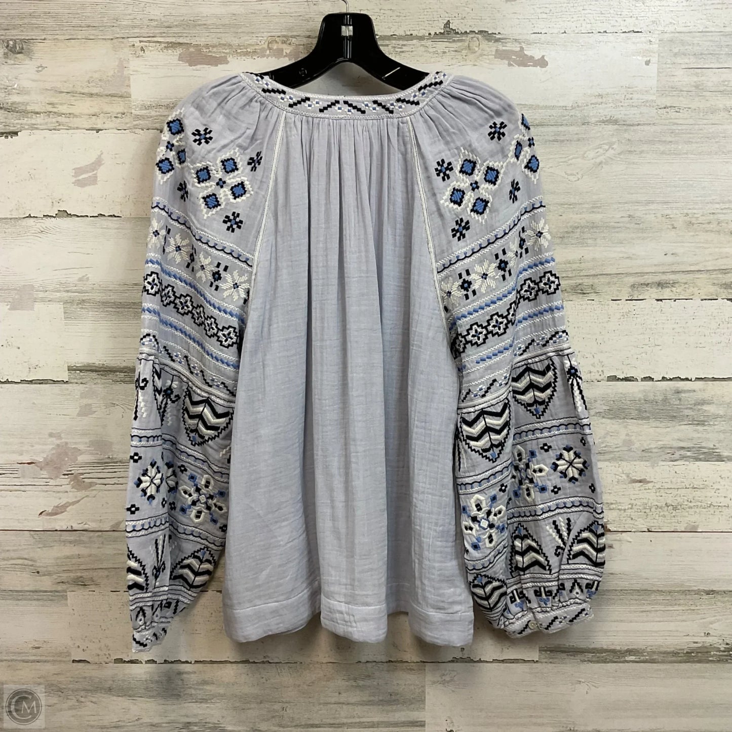 Top Long Sleeve By Sundance In Blue, Size: M