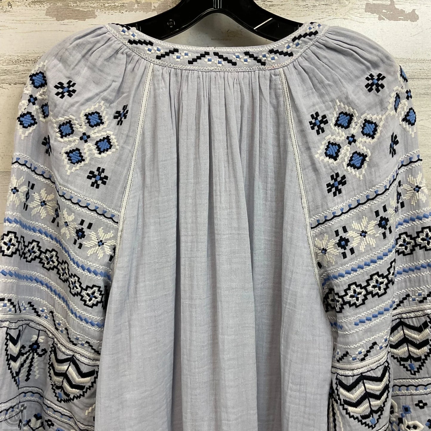 Top Long Sleeve By Sundance In Blue, Size: M