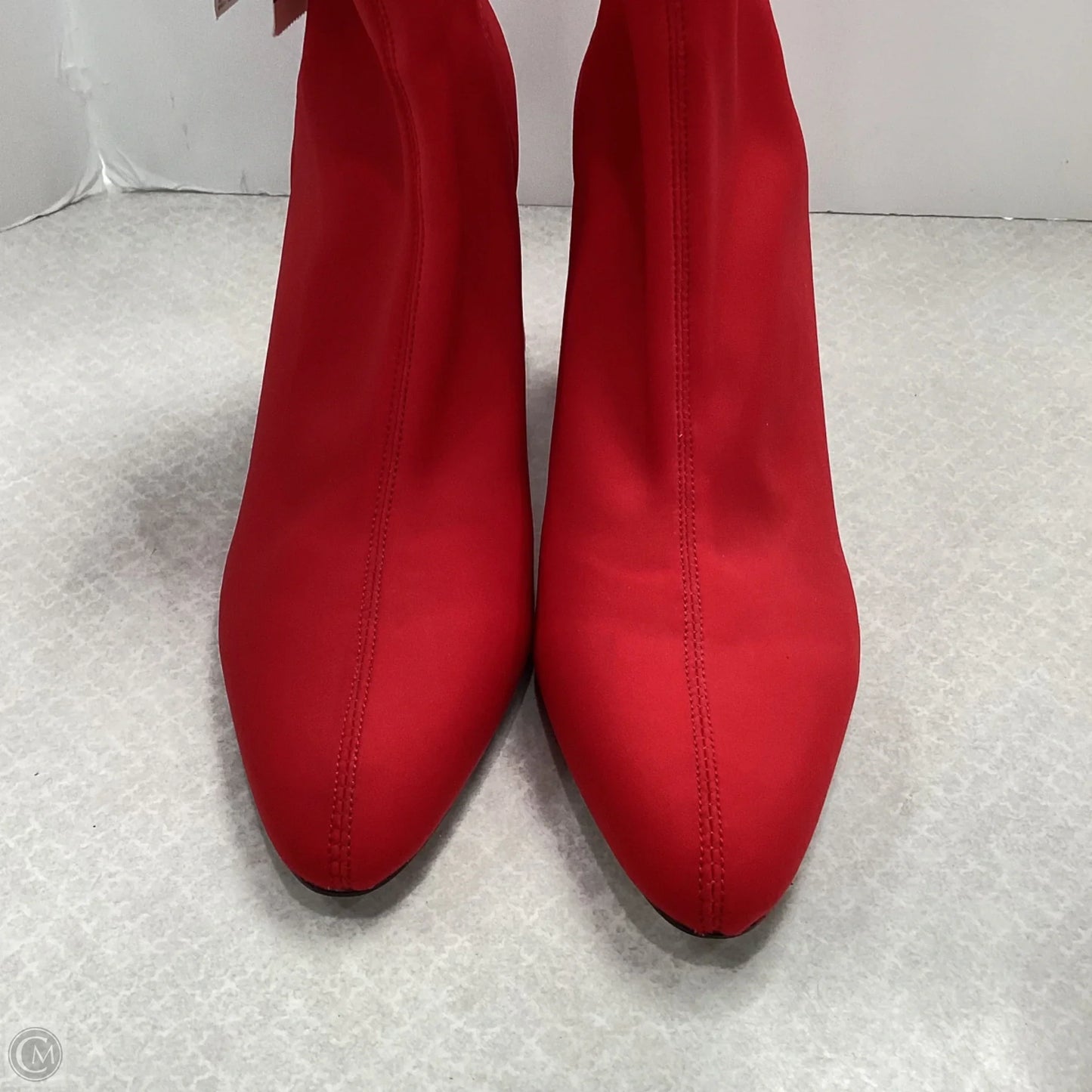 Boots Ankle Heels By Zara In Red, Size: 9