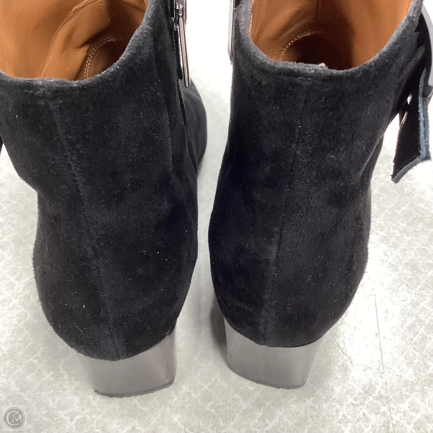 Boots Ankle Heels By Aquatalia In Black, Size: 8.5