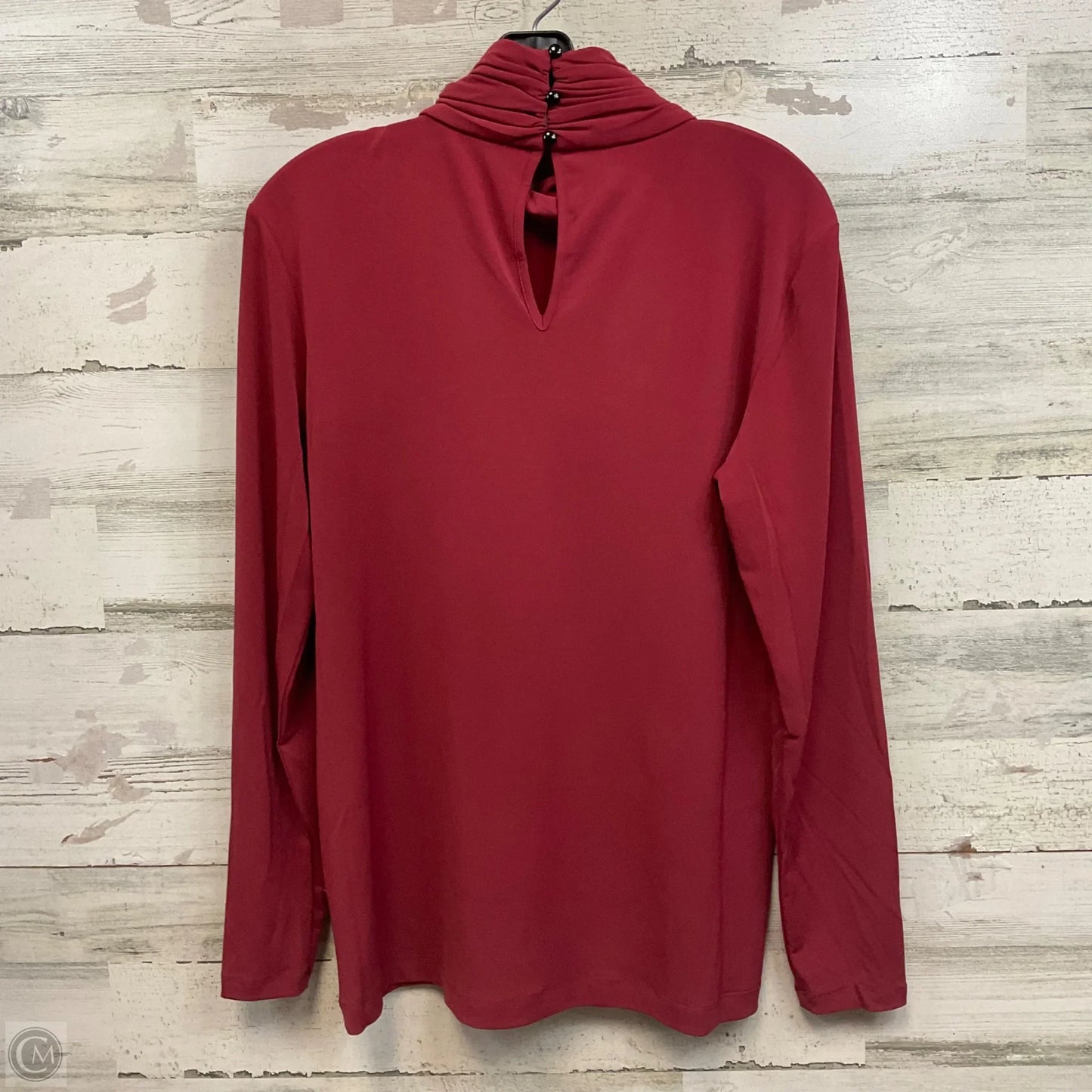 Top Long Sleeve Basic By Catherine Malandrino In Red, Size: L