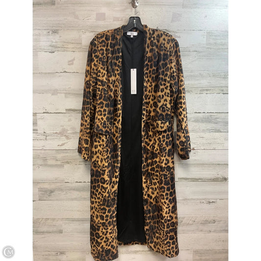 Cardigan By NSR In Animal Print, Size: L