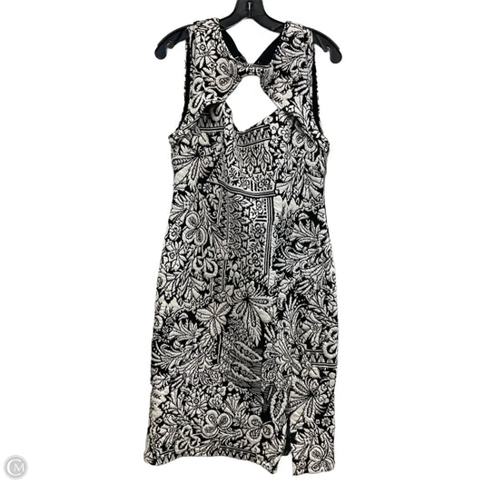 Dress Casual Short By Anthropologie In Black & White, Size: M