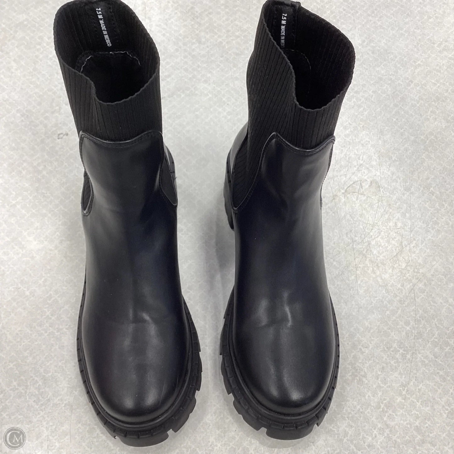Boots Ankle Heels By Steve Madden In Black, Size: 7.5