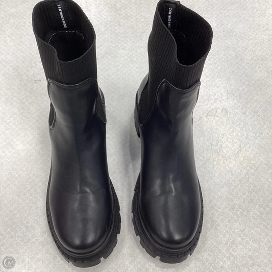 Boots Ankle Heels By Steve Madden In Black, Size: 7.5