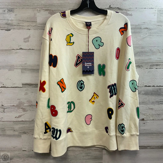Sweatshirt Crewneck By Target Designer In Cream, Size: Xl