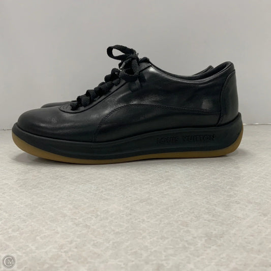 Shoes Luxury Designer By Louis Vuitton In Black, Size: 6.5