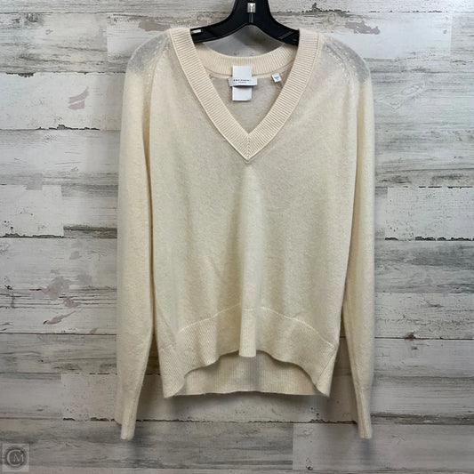 Sweater Cashmere By Equipment In Cream, Size: S