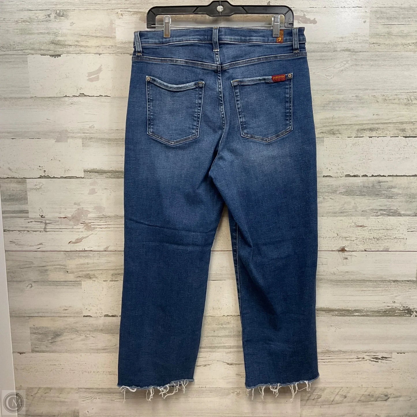 Jeans Wide Leg By 7 For All Mankind In Blue, Size: 14