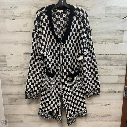 Sweater Cardigan By Pol In Black, Size: Xl