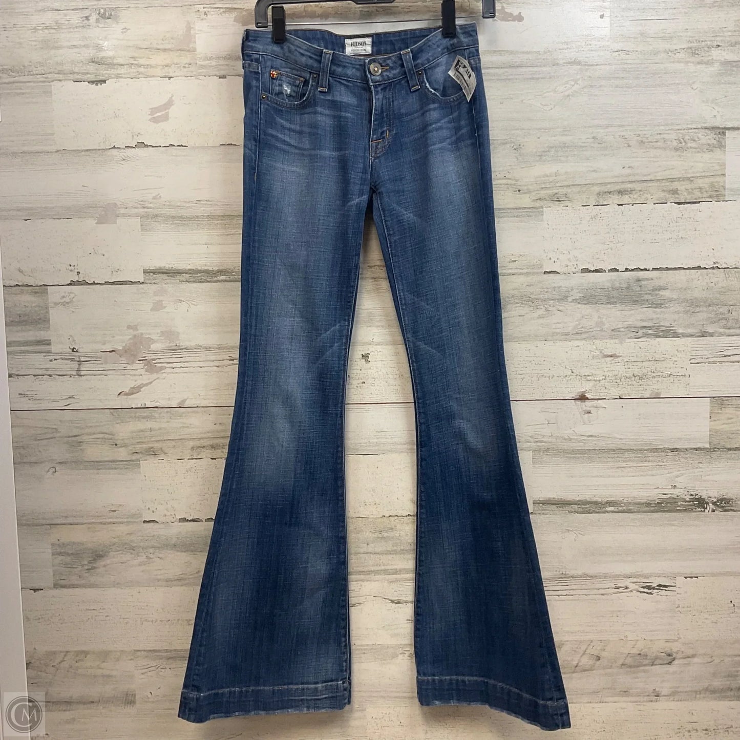 Jeans Boot Cut By Hudson In Blue Denim, Size: 2