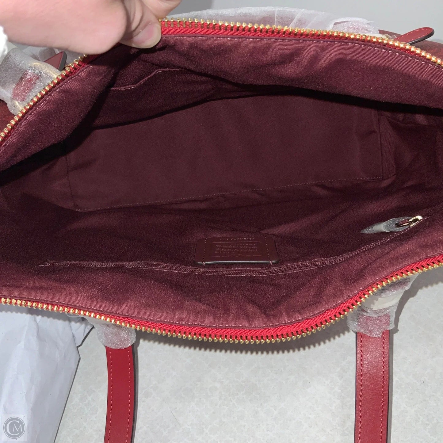 Handbag Designer By Coach, Size: Large