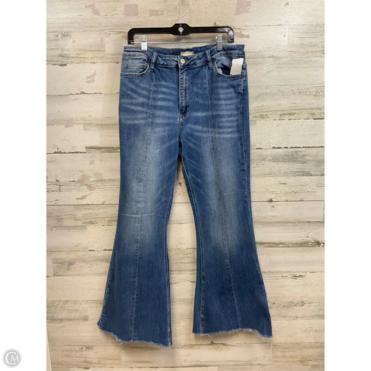 Jeans Flared By Altard State In Blue Denim, Size: 14