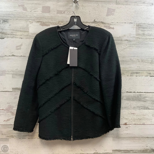 Jacket Designer By Lafayette 148 In Black, Size: 8