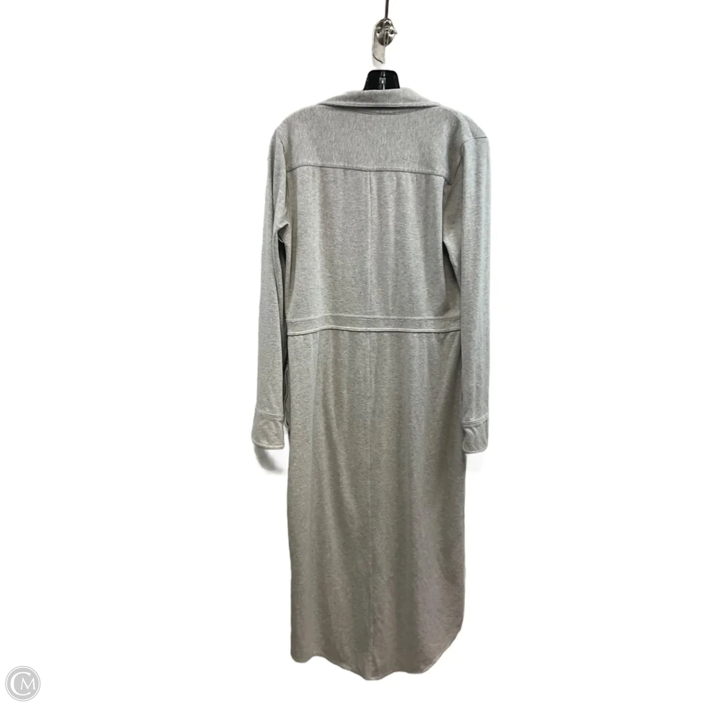 Dress Casual Midi By Faherty In Grey, Size: L