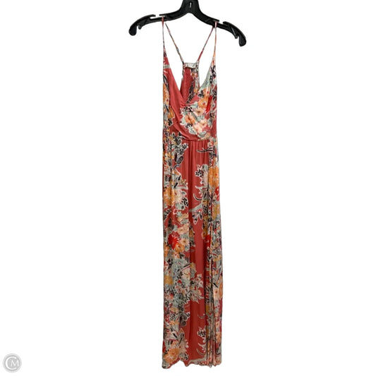 Dress Casual Maxi By Free People In Coral, Size: Xs