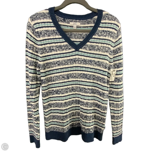 Sweater By Croft And Barrow In Blue, Size: M