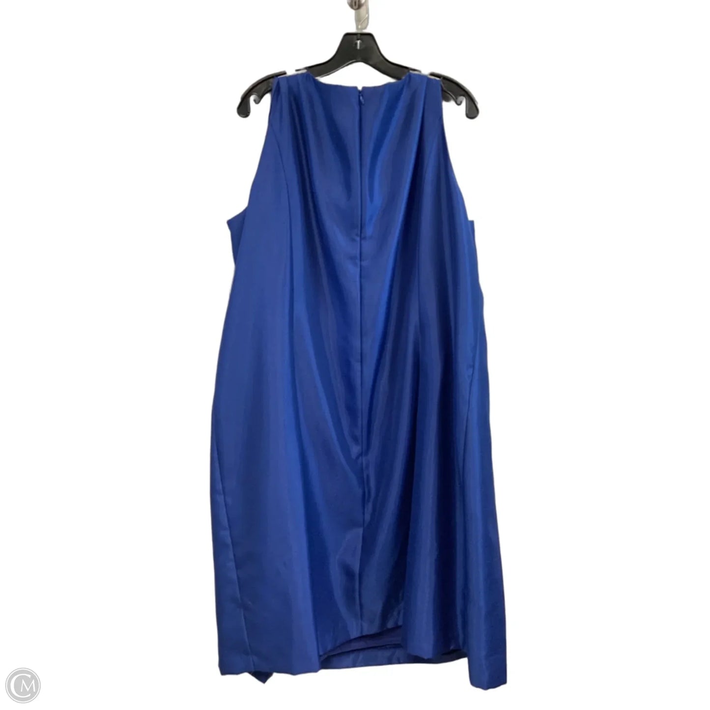 Dress Party Midi By Tahari By Arthur Levine In Blue, Size: 3x