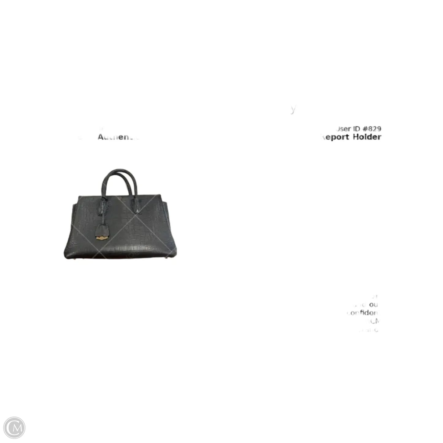 Handbag Luxury Designer By Mcm, Size: Large