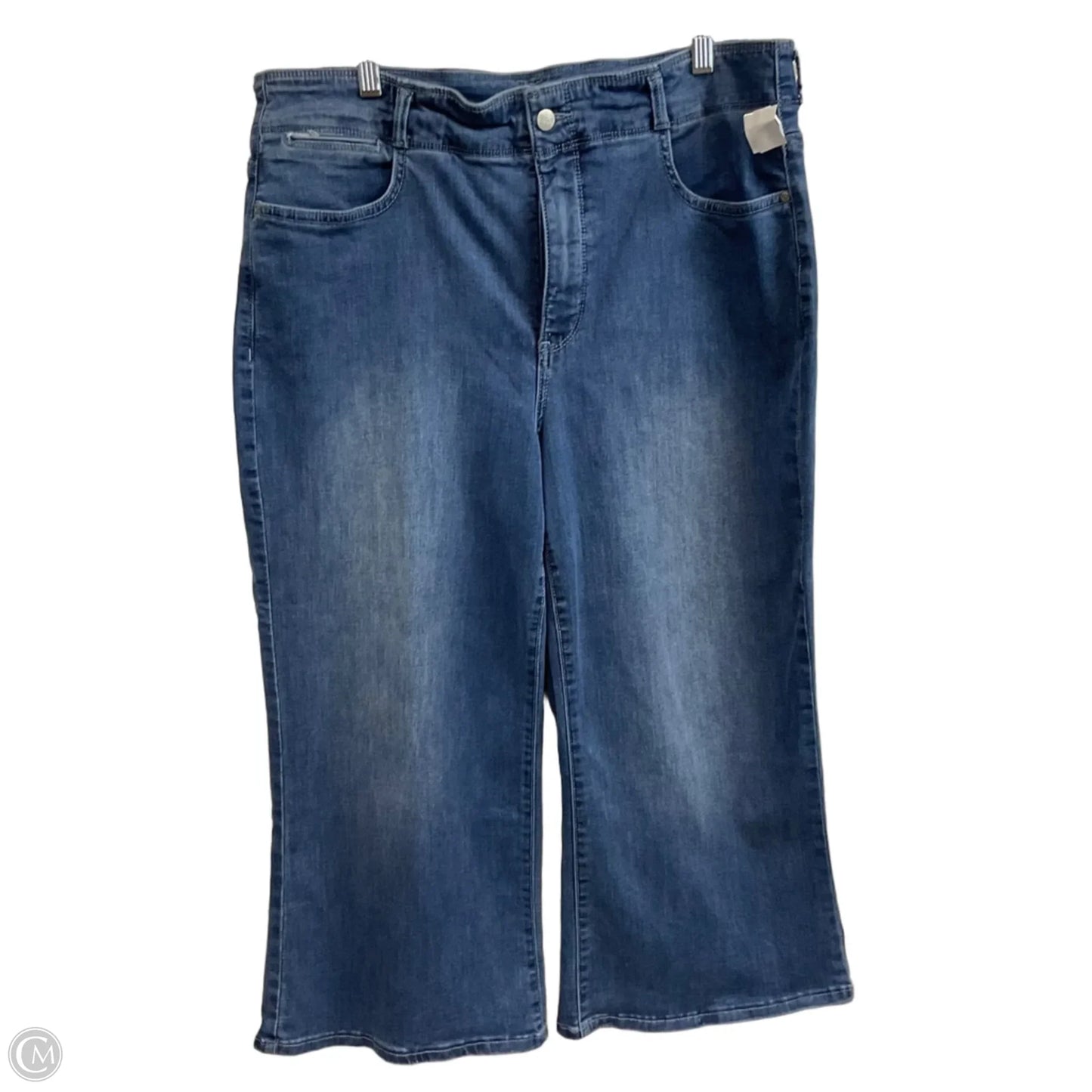 Jeans Wide Leg By Not Your Daughters Jeans In Blue Denim, Size: 16
