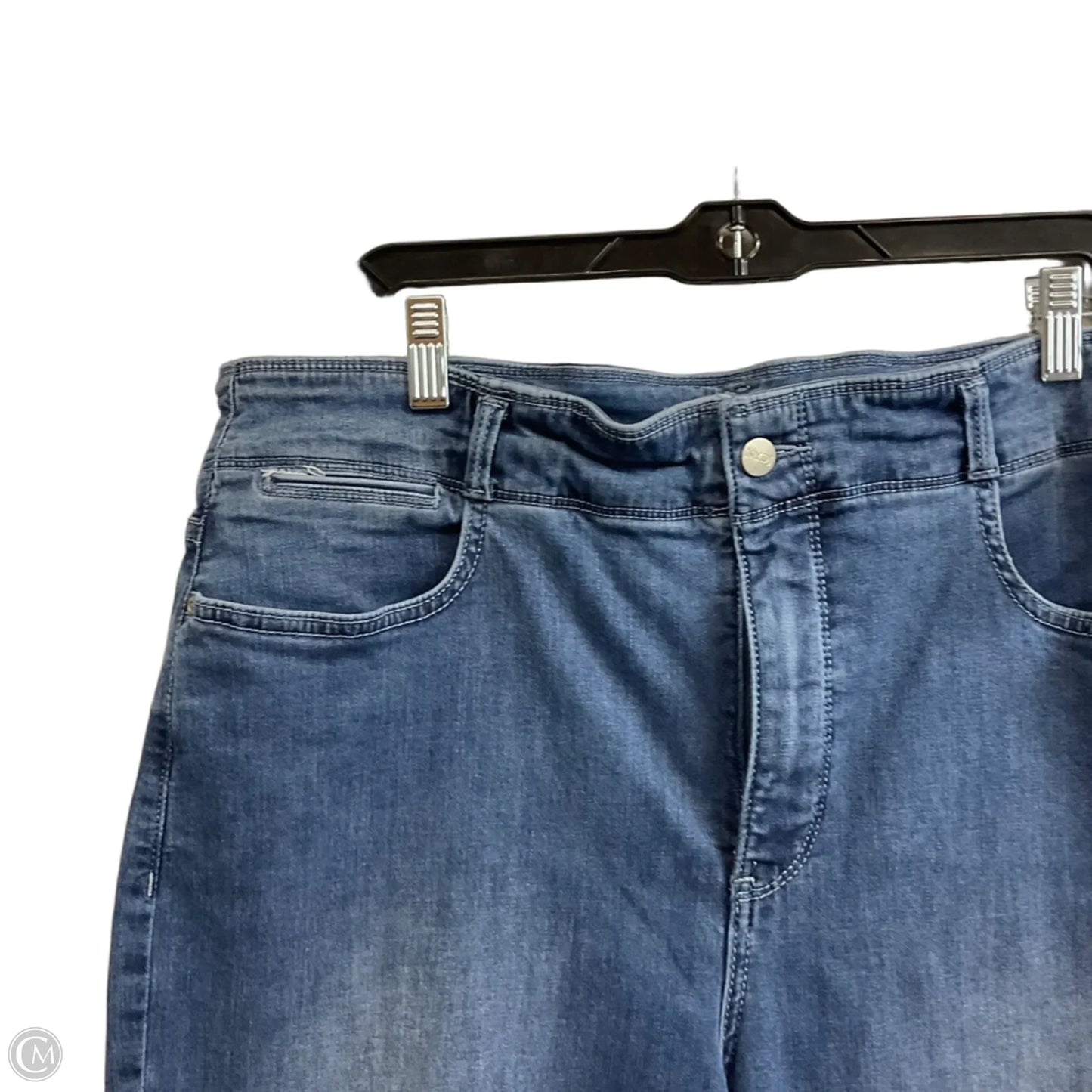 Jeans Wide Leg By Not Your Daughters Jeans In Blue Denim, Size: 16