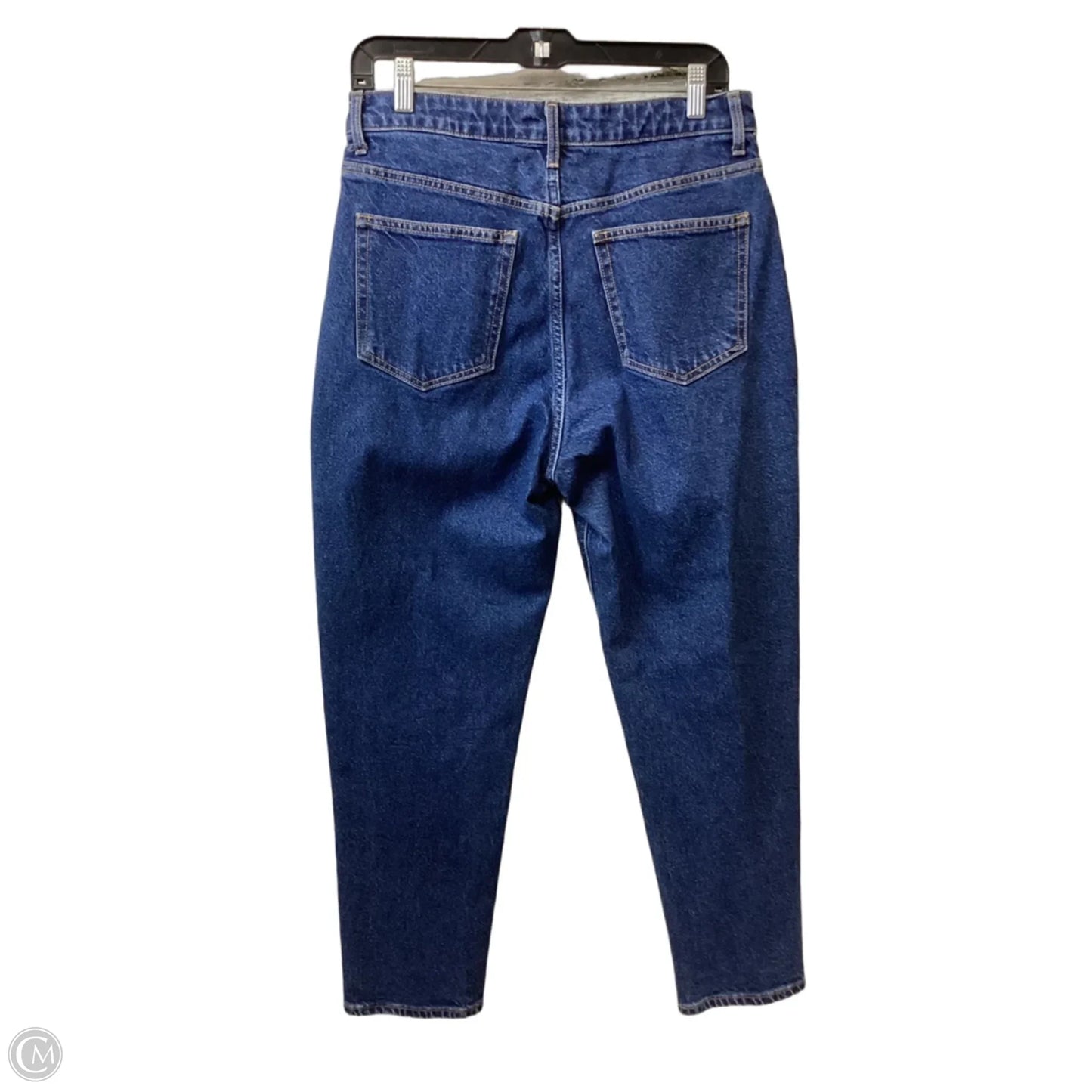 Jeans Straight By H&m In Blue Denim, Size: 12