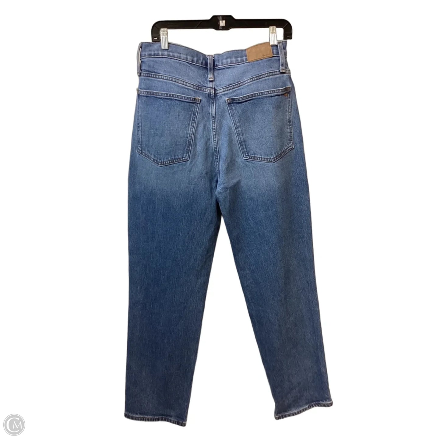 Jeans Straight By Madewell In Blue Denim, Size: 10